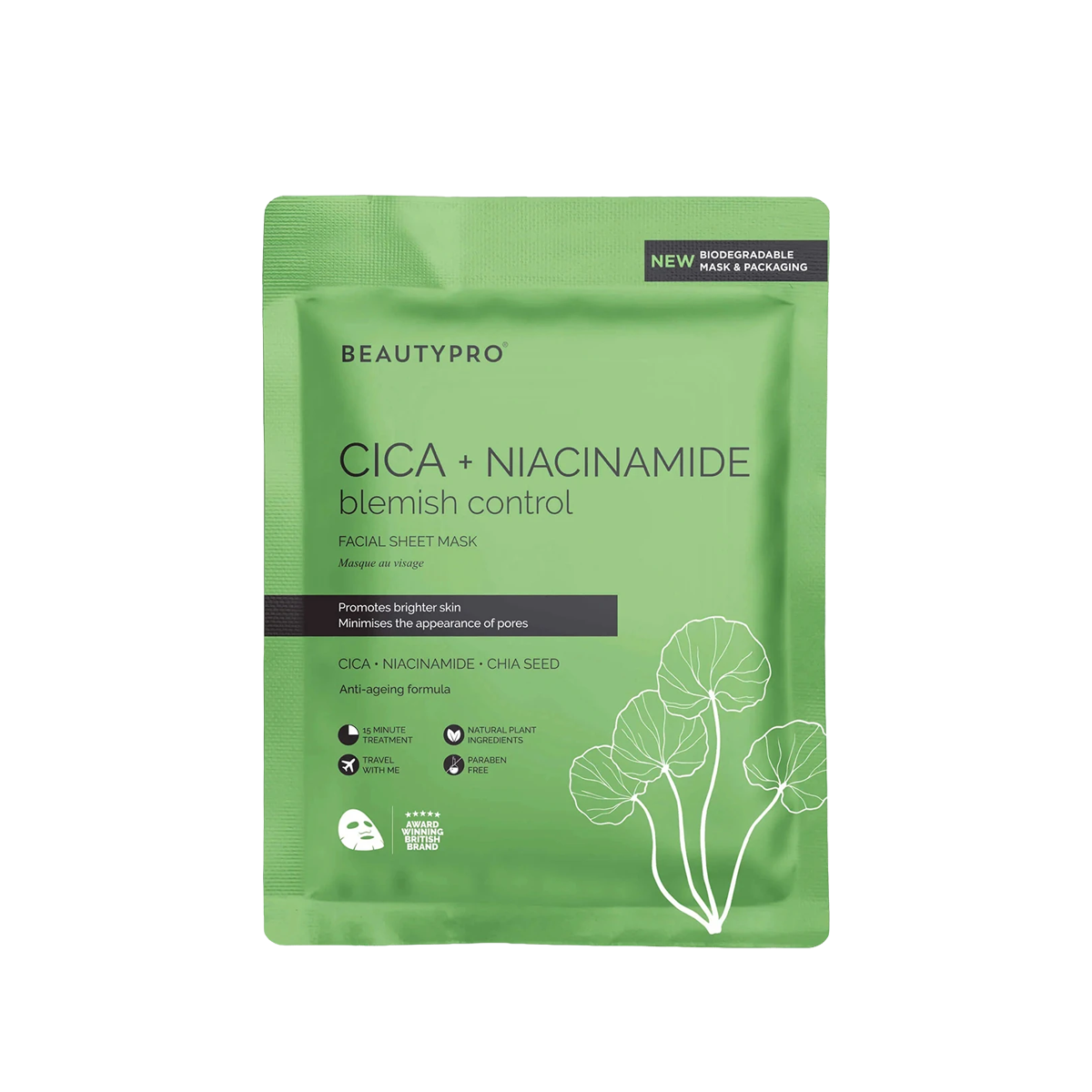 Cica + Niacinamide Blemish Control Sheet Mask